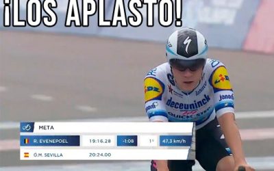 REMCO EVENEPOEL IMPOSE DES CONDITIONS CONTRE LA MONTRE ET PREND LE MAILLOT BLANC-BLEU