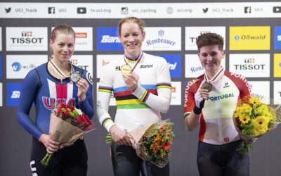 JENNIFER VALENTE MEDAL ARGENT À LA PREMIÈRE JOURNÉE DU CHAMPIONNAT DU MONDE DE PISTE