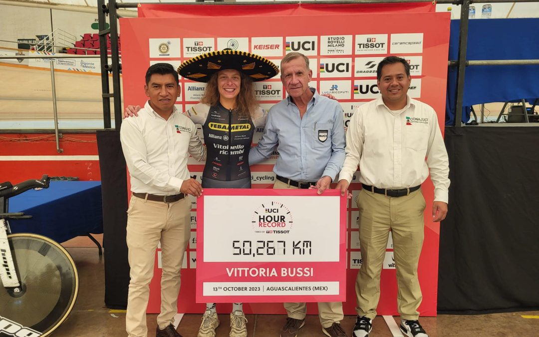 Vittoria Bussi primera mujer del mundo que supera los 50 kilómetros en una hora