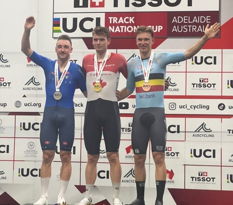 Canadian Dylan Bibic won two golds at Nations Cup in Adelaide