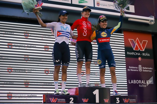 Arlenis Sierra, second place in Clasica Ciclistica de Navarra