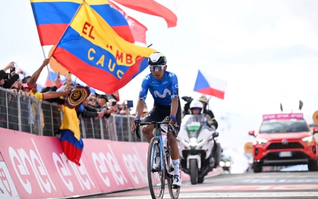 Nairo Quintana se luce de segundo en la etapa reina del Giro de Italia