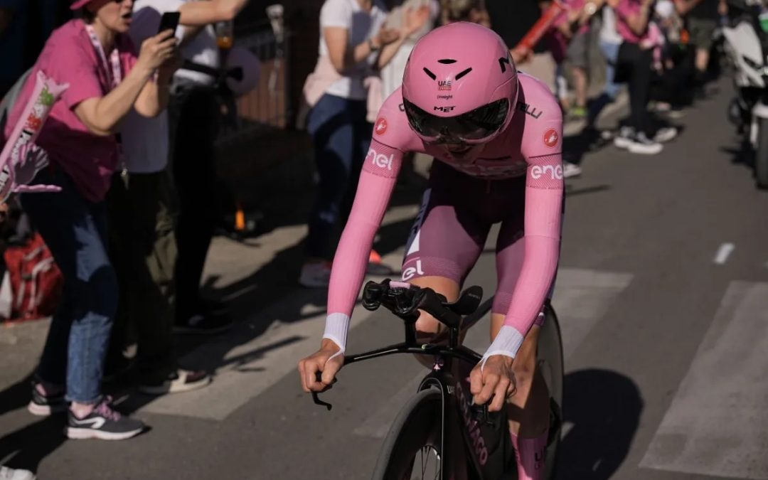 Tadej Pogacar’s plan to win the Giro d’Italia 2024 continues: he dominated the time trial