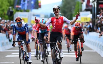 Bryan Coquard salió victorioso en la segunda jornada del Tour de Suiza