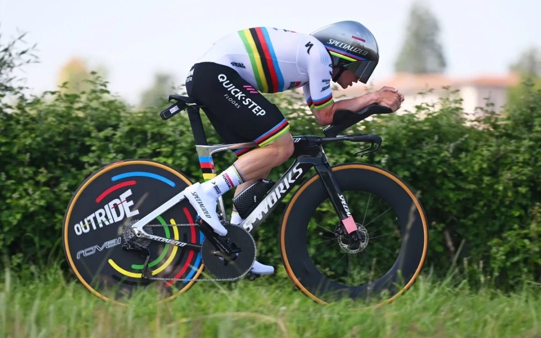 Remco Evenepoel wins the Critérium du Dauphiné time trial