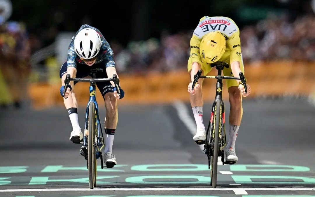 Jonas Vingegaard wins stage to Tadej Pogacar at the Tour de France