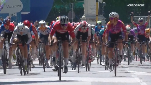Arlenis shone in the fifth stage of the Giro d’Italia Feminino