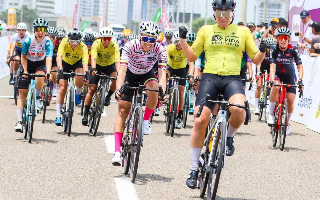 Elizabeth Castaño wins in Cartagena the first stage of the Tour of