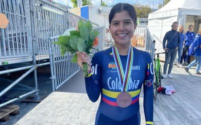 Bronce mundial para colombiana Paula Caballero en Paracycling