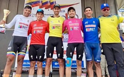 Arlex Méndez es el primero en la sexta etapa de la Vuelta a Venezuela; Walter Vargas sigue firme en el liderato