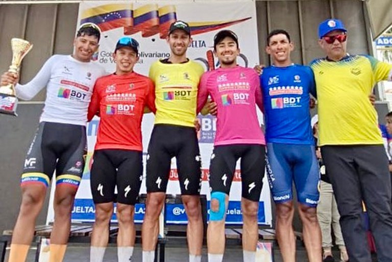 Arlex Méndez es el primero en la sexta etapa de la Vuelta a Venezuela; Walter Vargas sigue firme en el liderato