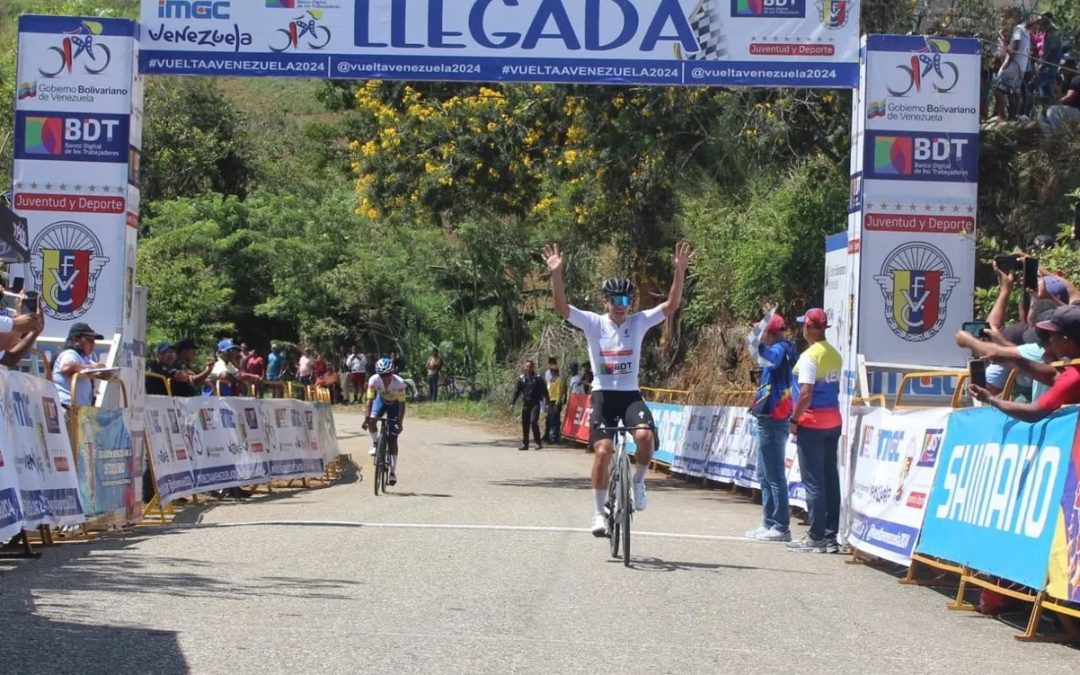 Javier Jamaica gana la primera batalla montañosa en la Vuelta a Venezuela