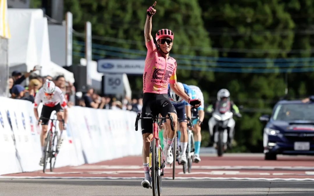 American Neilson Powless repeats victory in the Japan Cup 2024